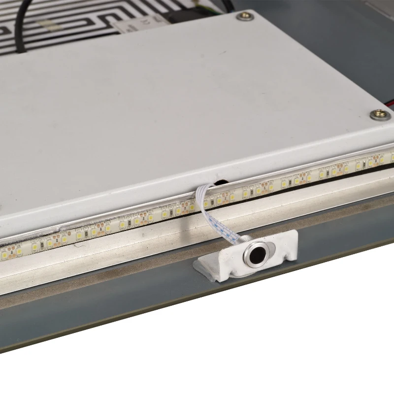 HOMCOM Bathroom LED Illuminated Mirror, 70×50×3.5cm