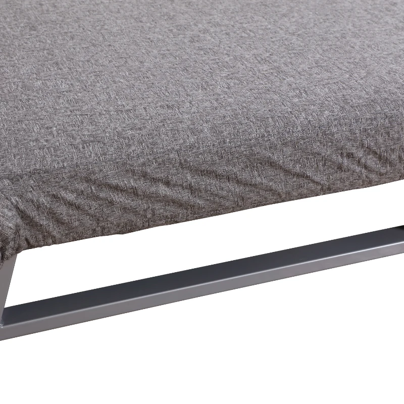 HOMCOM Leisure Recliner Sofa Bed-Grey