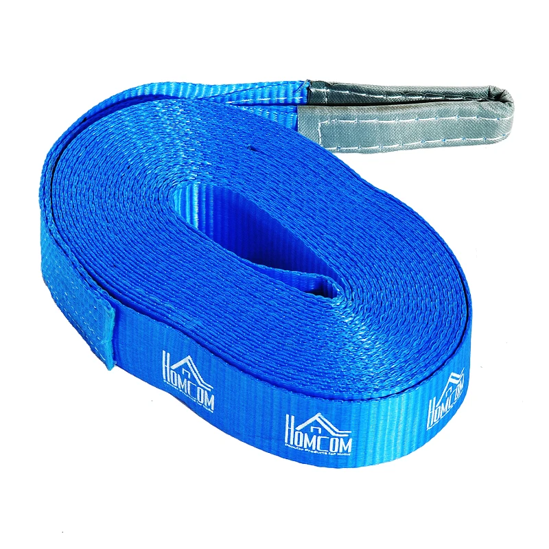 HOMCOM Slackline Balance Rope, 15 m-Blue