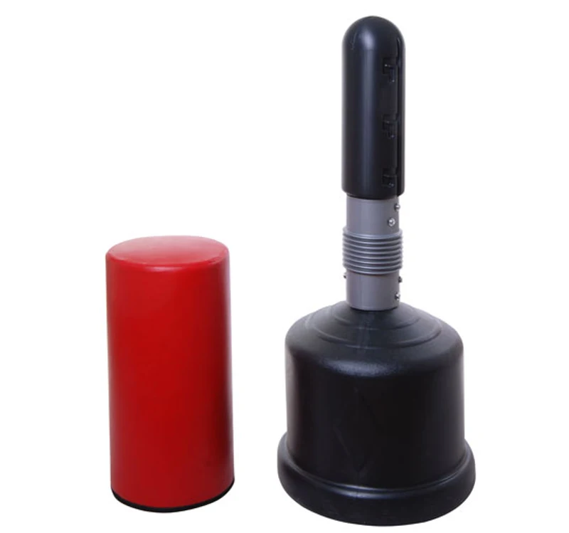 SAC DE FRAPPE BOXE AUTOPORTANT PUNCHING BALL HAUTEUR REGLABLE 160-185CM NEUF 43