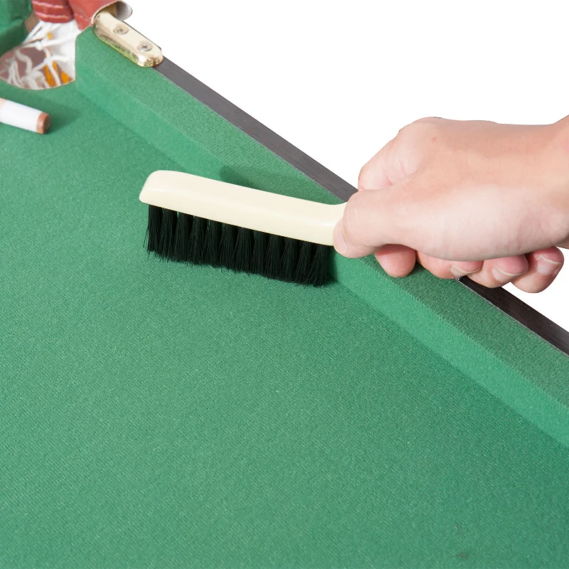 HOMCOM 4 ft 6in Billiards/Pool Table W/ Balls and Accessories-Green