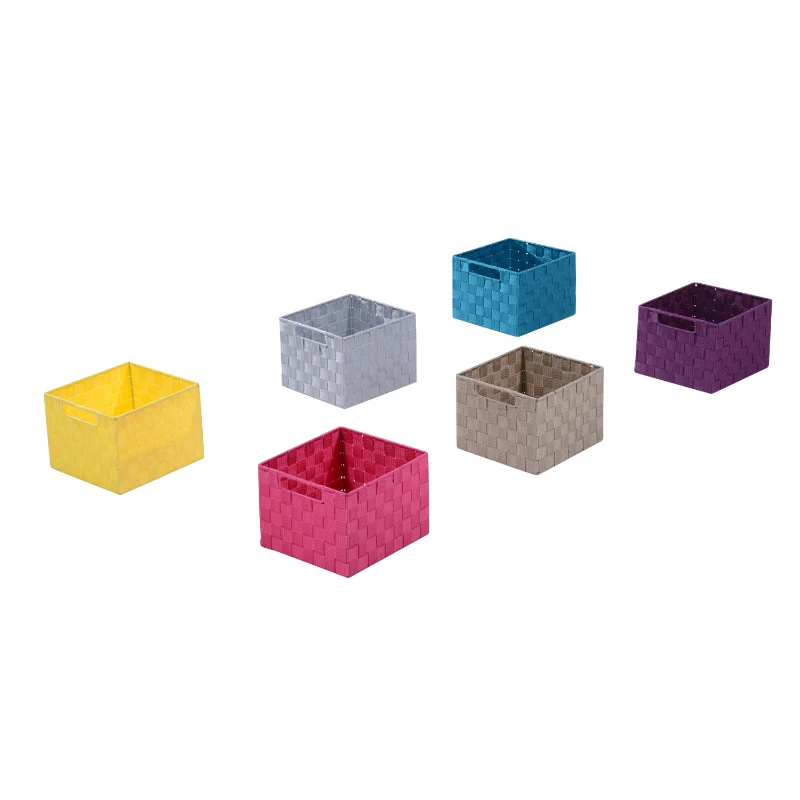 HOMCOM 6-Drawer Wood Storage Cabinet-Multicolour