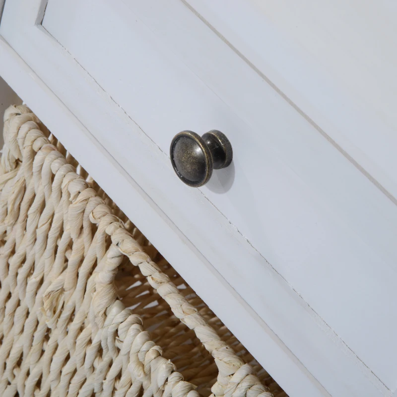 HOMCOM Storage Drawer-White