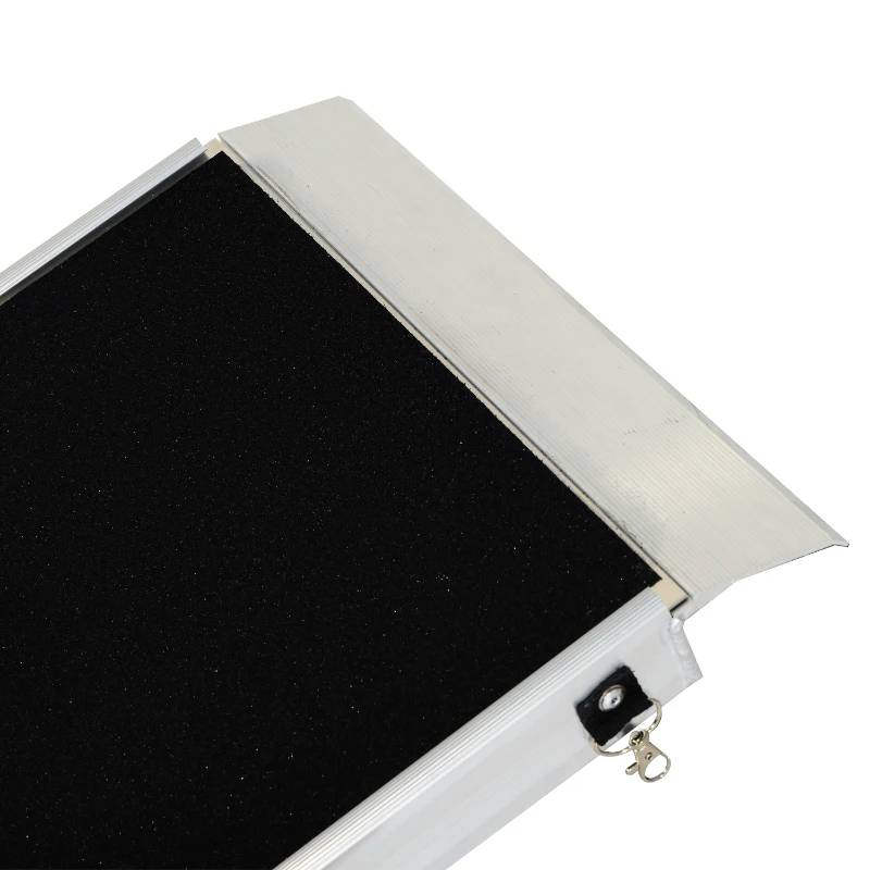 PawHut Aluminium Folding Pet Ramp,overall size 183Lx36Wx5T cm-Black/Silver