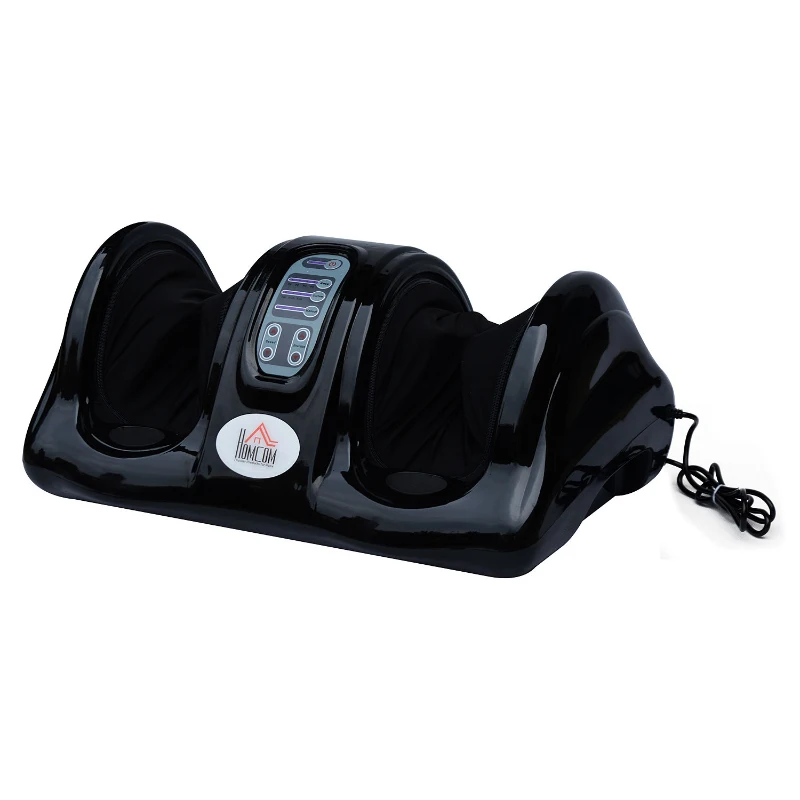 HOMCOM Electric Foot Massager W/Remote Control-Black