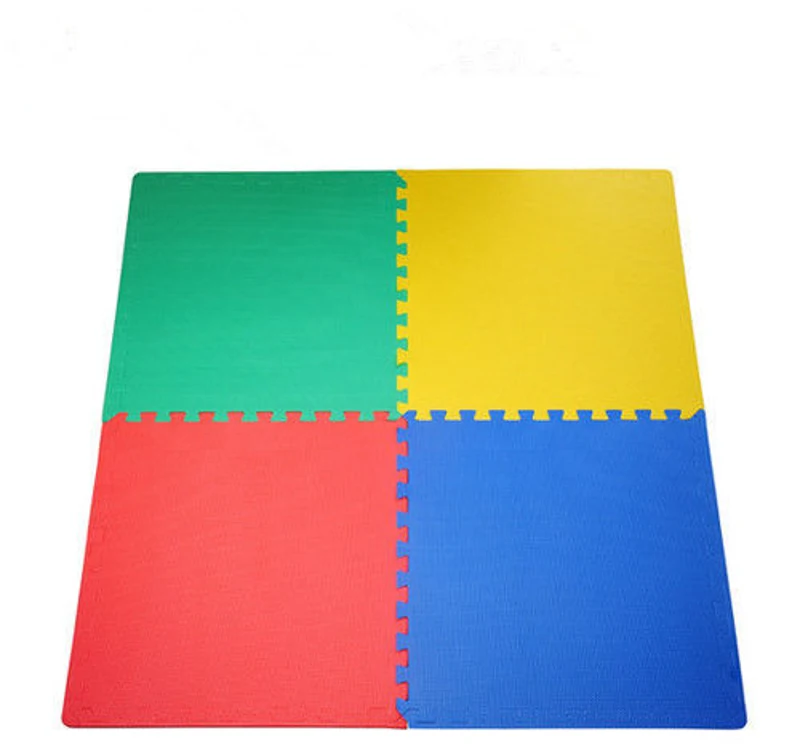 HOMCOM Interlocking Floor 8 Pcs EVA Mats Set-Multi Coloured