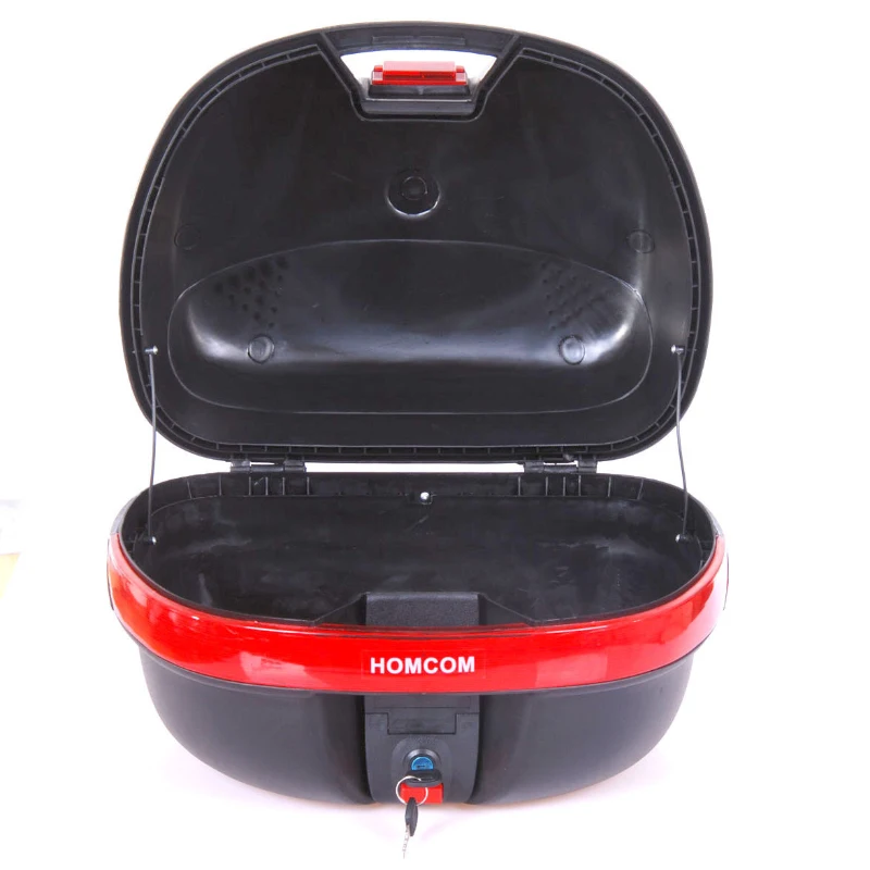 HOMCOM Motorcycle Back Top BoxCase, 35L