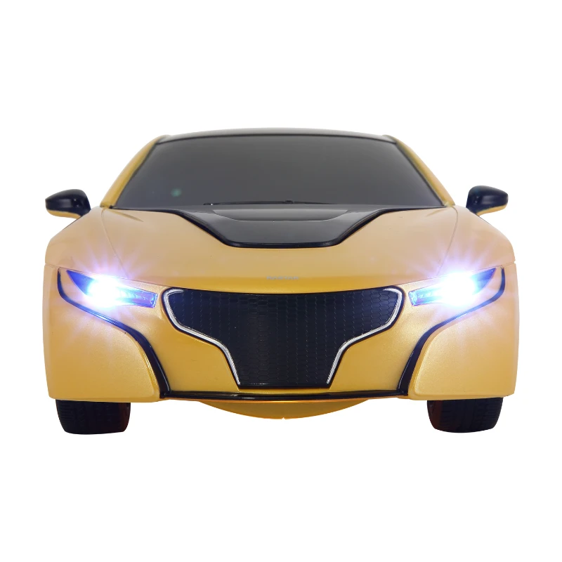 HOMCOM 2.4G RC Radio Remote Control Car Transformer-Yellow