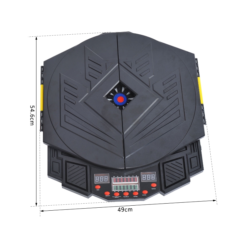 HOMCOM Electronic Dart Board Set W/LED Digital Display, 27 Games