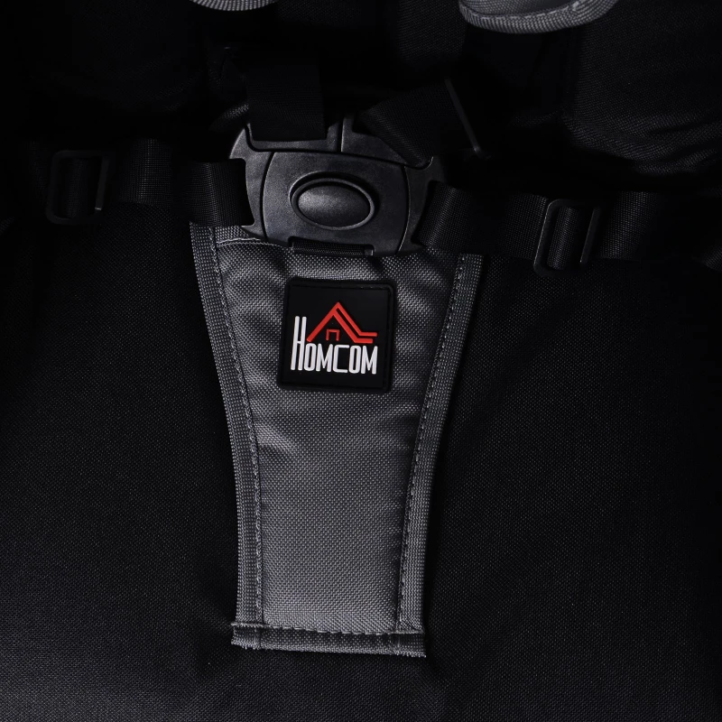 HOMCOM 3-in-1 Travel System Lightweight Versatile Stroller Easy Infant Car Seat Transfer Storage Basket Travel Stroller Grey