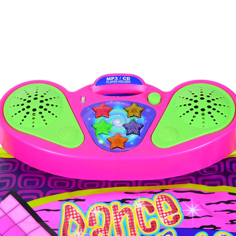 HOMCOM Battery Powered Plastic Musical Light-Up Dance Mat