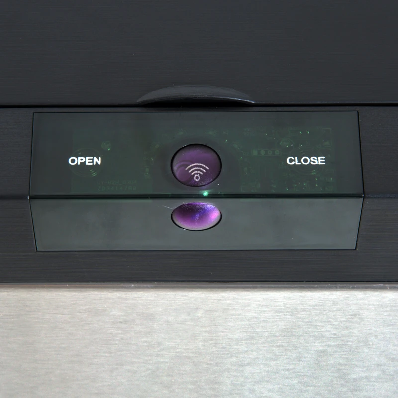 HOMCOM Sensor Bin, Stainless Steel, 52L