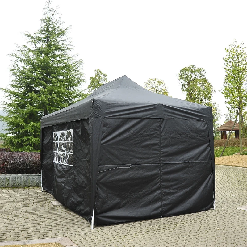 Outsunny Pop Up Gazebo Marquee, size(4.5m x3m)-Black