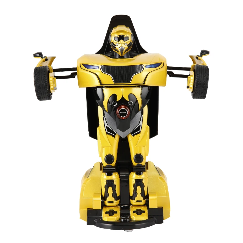 HOMCOM 2.4G RC Radio Remote Control Car Transformer-Yellow
