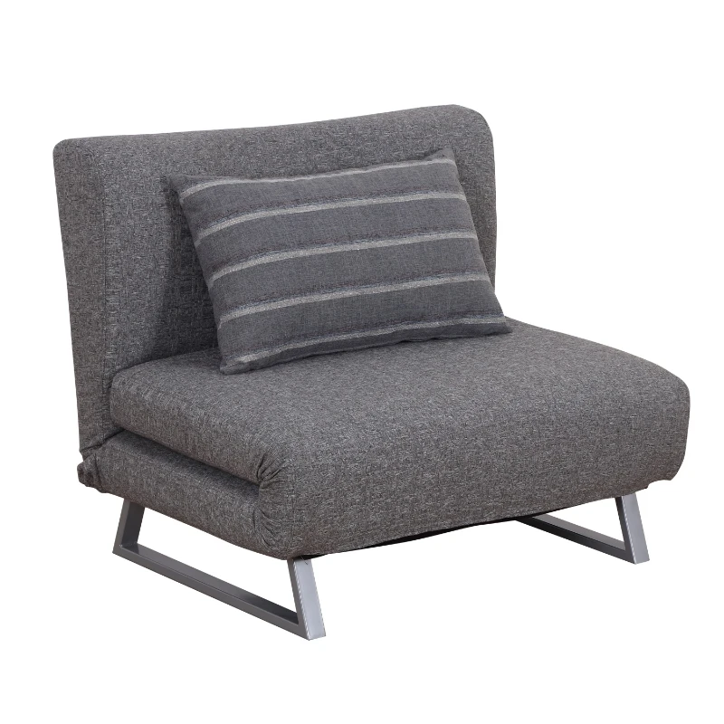 HOMCOM Leisure Recliner Sofa Bed-Grey