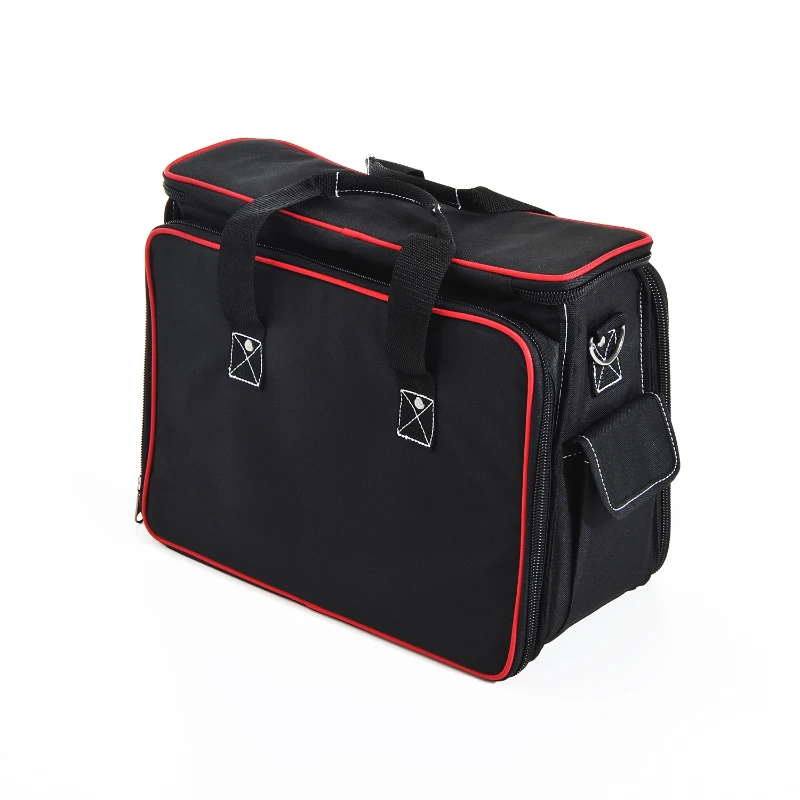 HOMCOM 600D Polyester Heavy Duty Tool Organiser Storage Bag Black