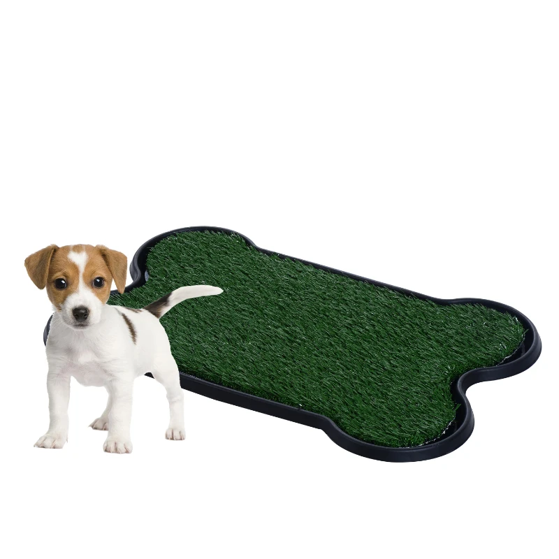 PawHut Pet Indoor Toilet Training Mat W/Tray and Loo Pad