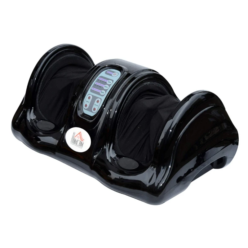 HOMCOM Electric Foot Massager W/Remote Control-Black
