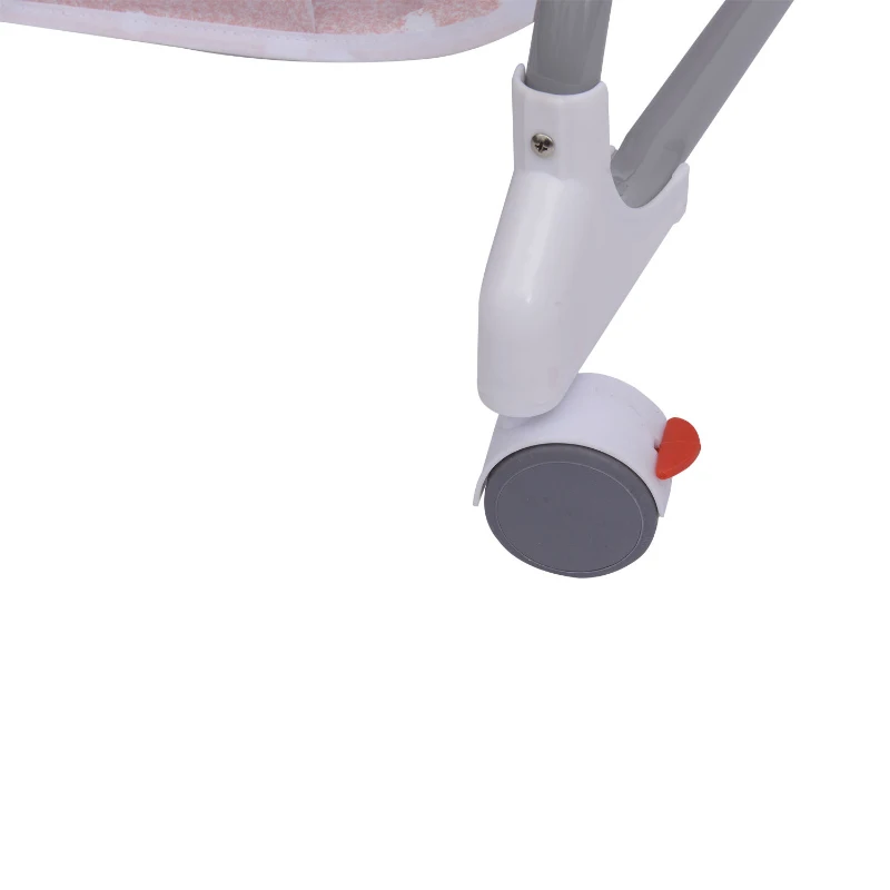 HOMCOM Baby Bath/Changing Table W/ Tub-Pink