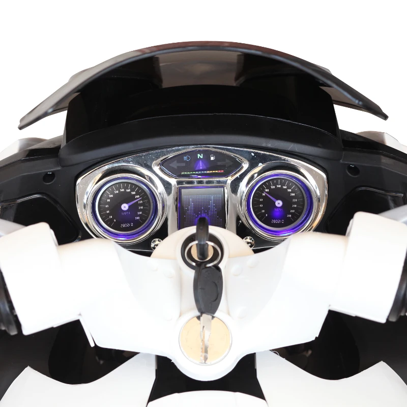 HOMCOM Children Electric Motorcycle-White