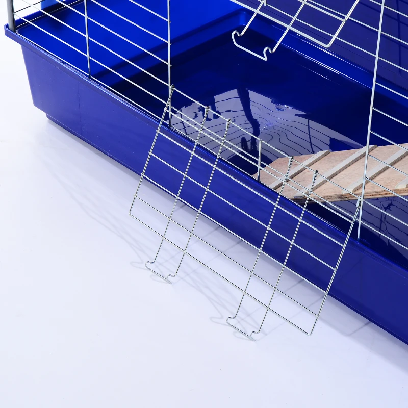 PawHut Small Animal Hutch, size (118 x79 x58cm)