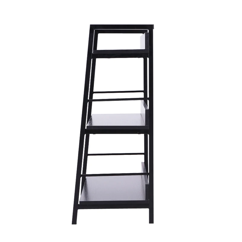 HOMCOM 3-Tiers Heavy Duty Bookcase-Black