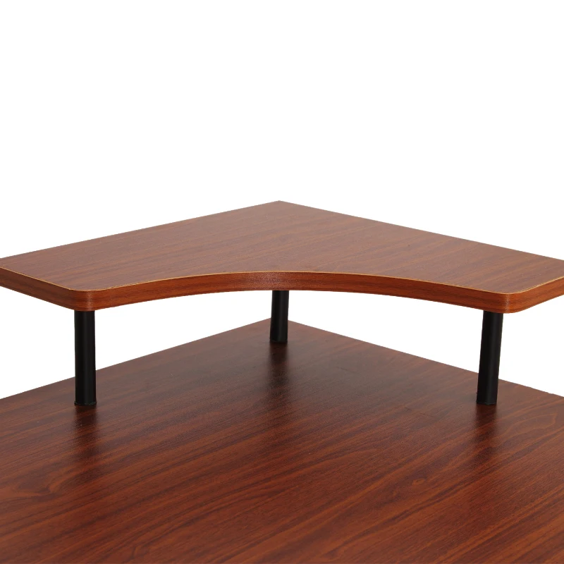 Homcom Bureau Informatique Multi-Rangements en Bois 120 x 55 x 85 cm