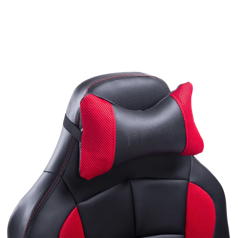 HOMCOM Racing Style Gaming Office Chair-Black/Red