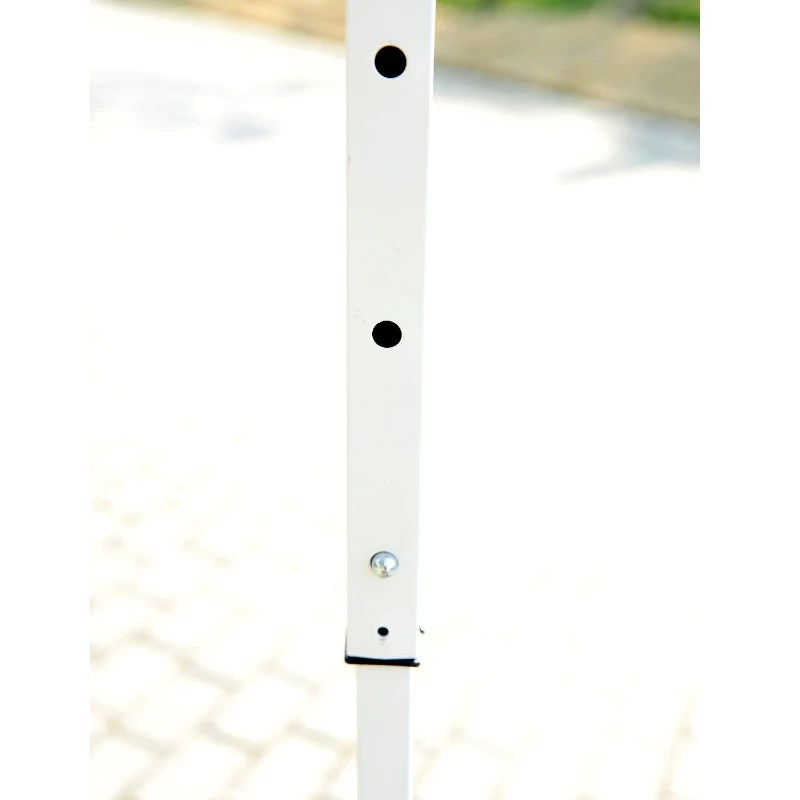 Outsunny Pop Up Gazebo 3 x 6m, Foldable Canopy Tent with Carrying Bag for Outdoor Garden Patio Party, White