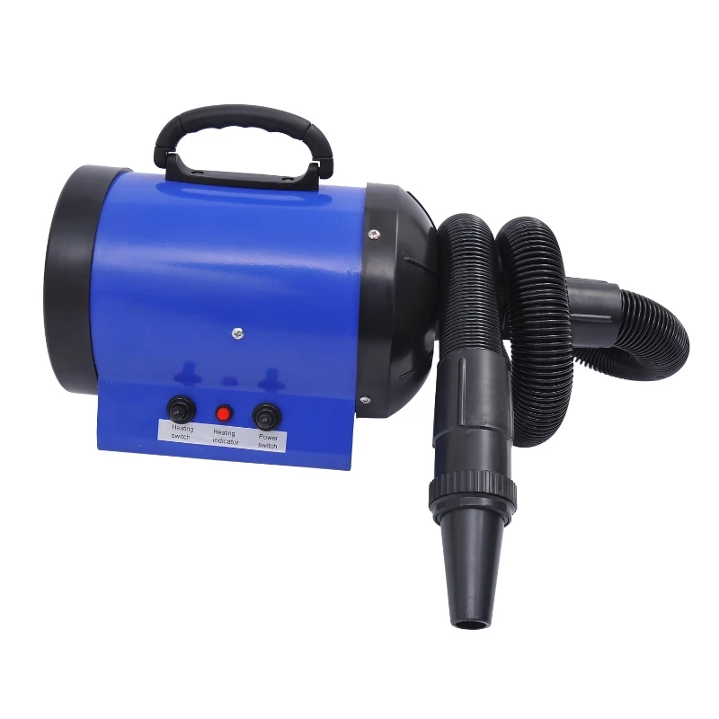 Pawhut Pet Hair Dryer for Dog Grooming, 2800W-Blue