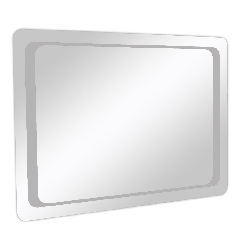 HOMCOM Bathroom LED Illuminated Mirror, 70×50×3.5cm