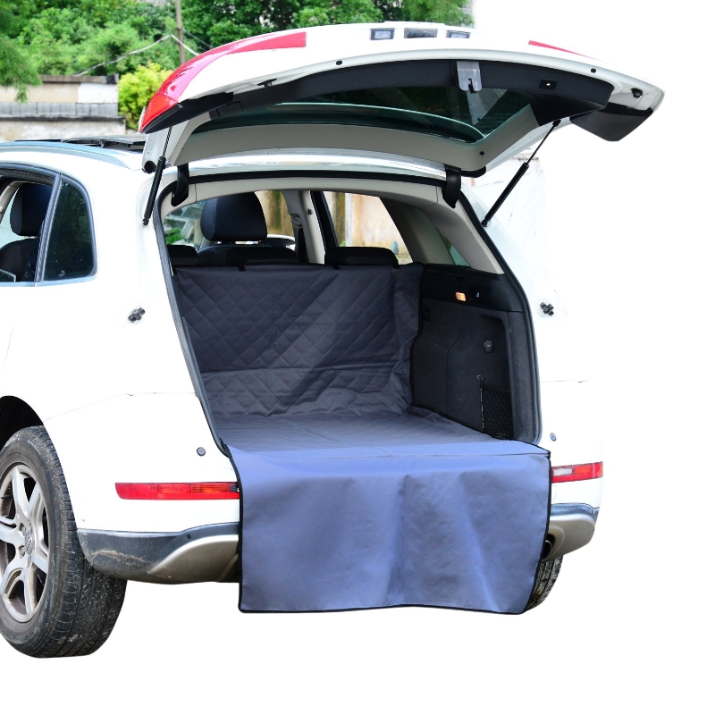 Pawhut Waterproof Pet Car Boot Protector Mat LinerGrey