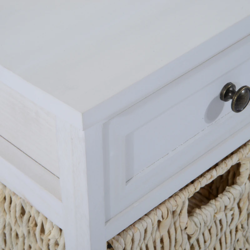 HOMCOM Storage Drawer-White