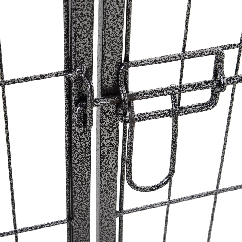 PawHut Heavy Duty Dog Playpen, 4 Panel Puppy Pen, Foldable Dog Kennel Both Indoor Outdoor Use Collapsible Design 82L x 82W x 60H (cm)