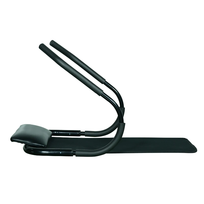 HOMCOM Folding Ab Fitness Crunch Abdominal Machine W/ Mat-Black