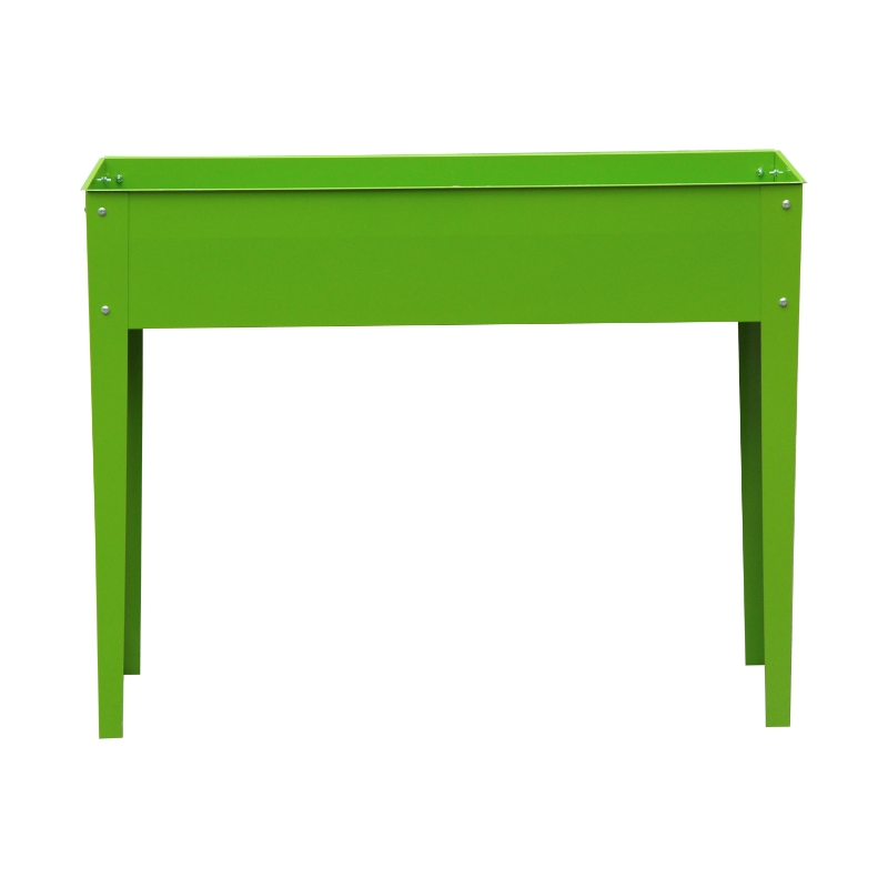 Outsunny Elevated Flower Bed-Bright Green