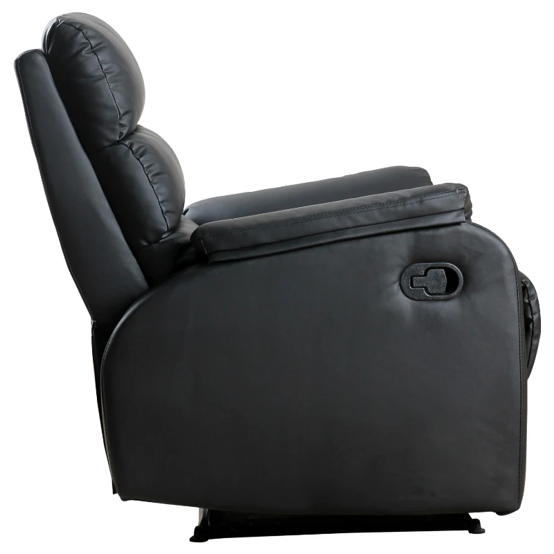HOMCOM Reclining Chair Sofa Seat-Black