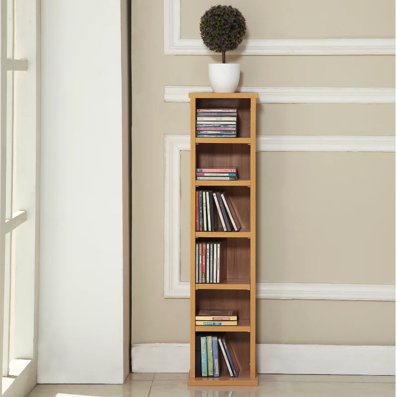 HOMCOM Shelves Unit 6 units-Beech