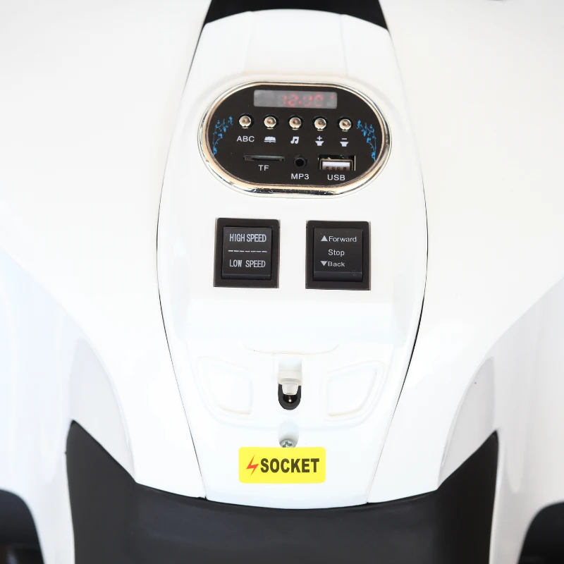 HOMCOM Children Electric Motorcycle-White