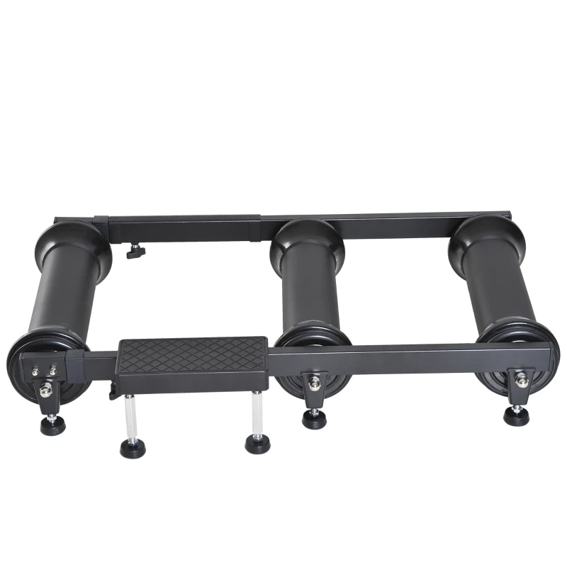 HOMCOM Folding Roller Bike Trainer-Black
