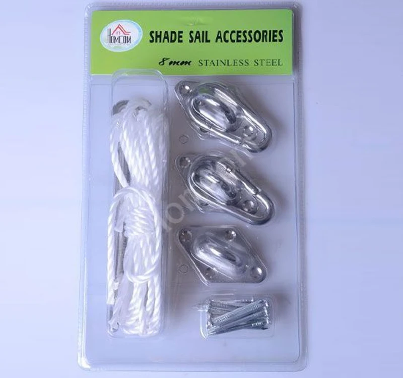 Outsunny Sun Sail Shade Accessories Fixings Kit