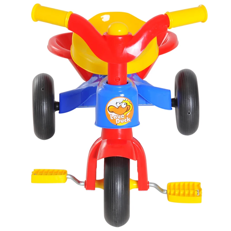 HOMCOM Kids Toddler Tricycle Pedal Bike Ride-on Bicycle First Trike Scooter Baby Balance Bike Toys 18-36 Months