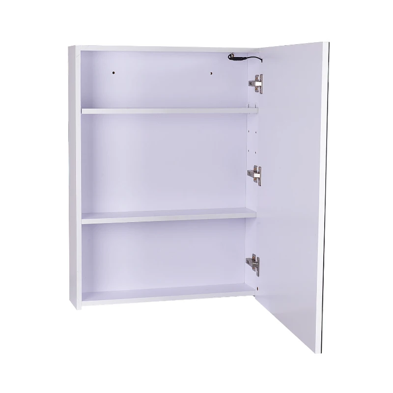 HOMCOM LED Wall Cabinet Mirror, 80L×60W×15T cm