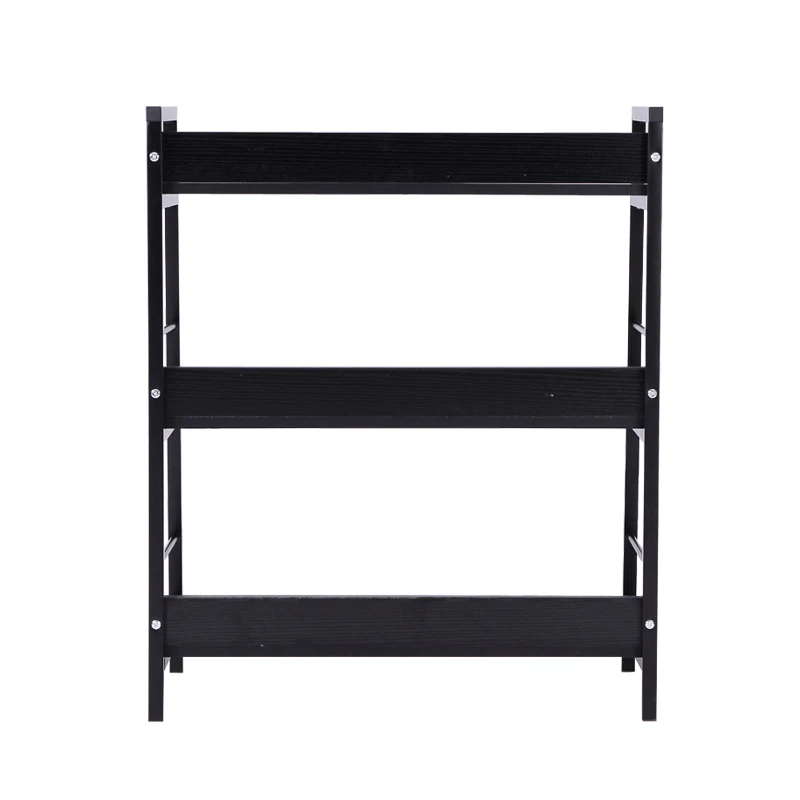 HOMCOM 3-Tiers Heavy Duty Bookcase-Black
