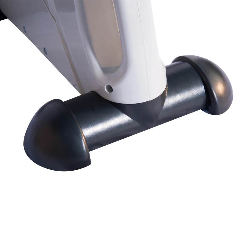 HOMCOM Portable Mini Pedal Exerciser Bike Leg/Arm LCD-White