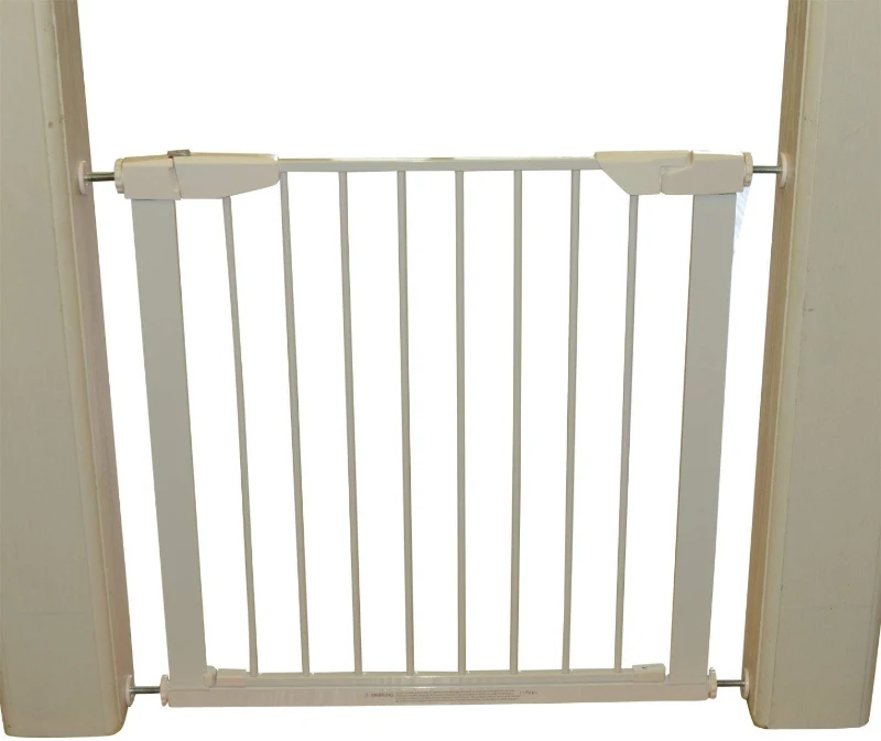 Pawhut Retractable Pet Safety Gate, 65-72x74 cm-White