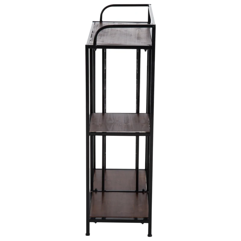HOMCOM 7-tier 21 Bottles Wine Rack, 74Lx30.5Wx99H cm-Black/Brown