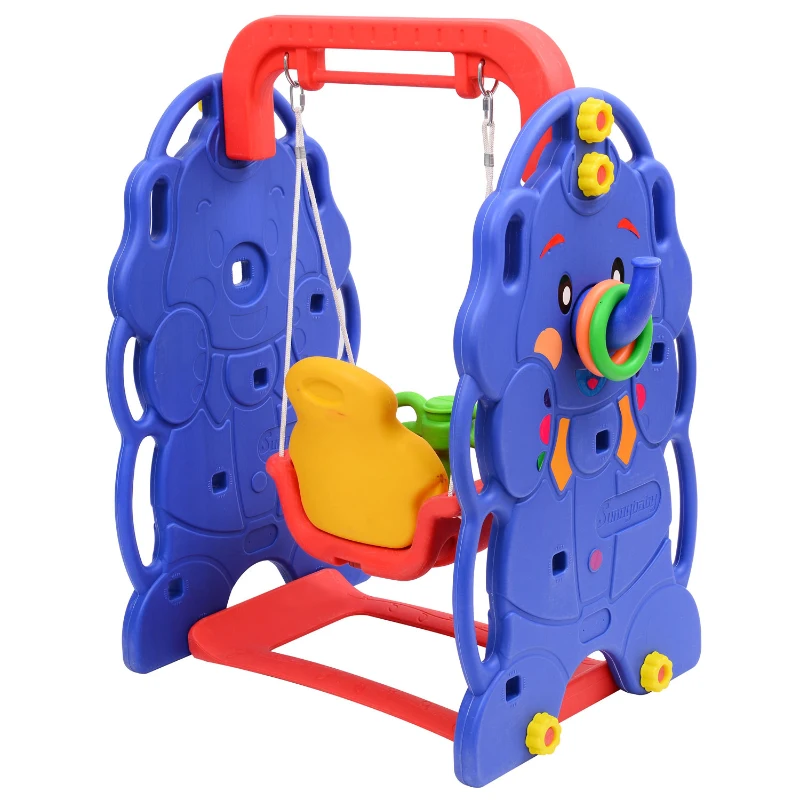 HOMCOM Children Swing Garden Playground-Multi-colour