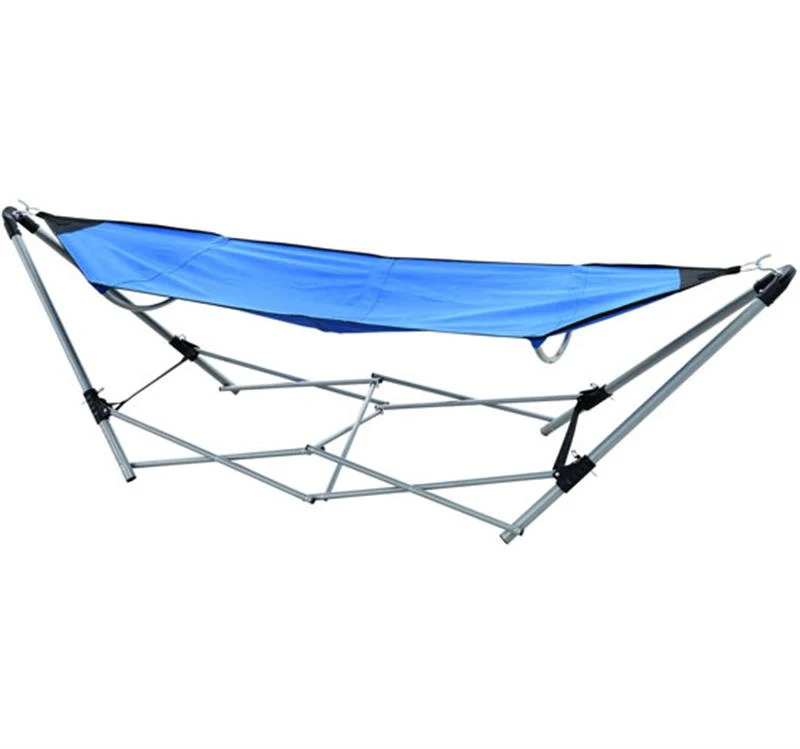 Outsunny Portable Camping Hammock Bed with Folded Frame and Carry Bag