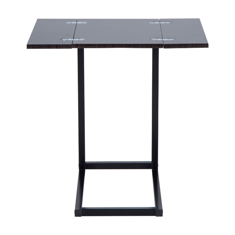 HOMCOM 30.5Lx45.7Wx61H cm Bedside Expanding Table-Walnut